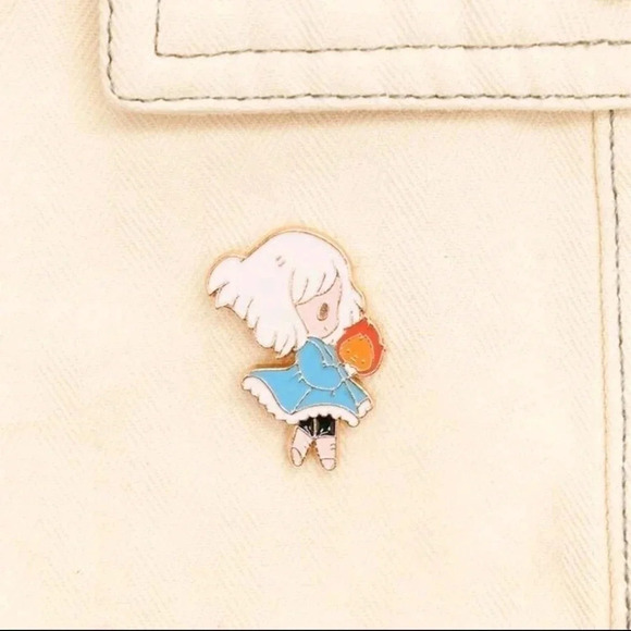 Sophie Howls Moving Castle 🏰 anime manga collectors enamel pin brooch charm - Picture 4 of 5